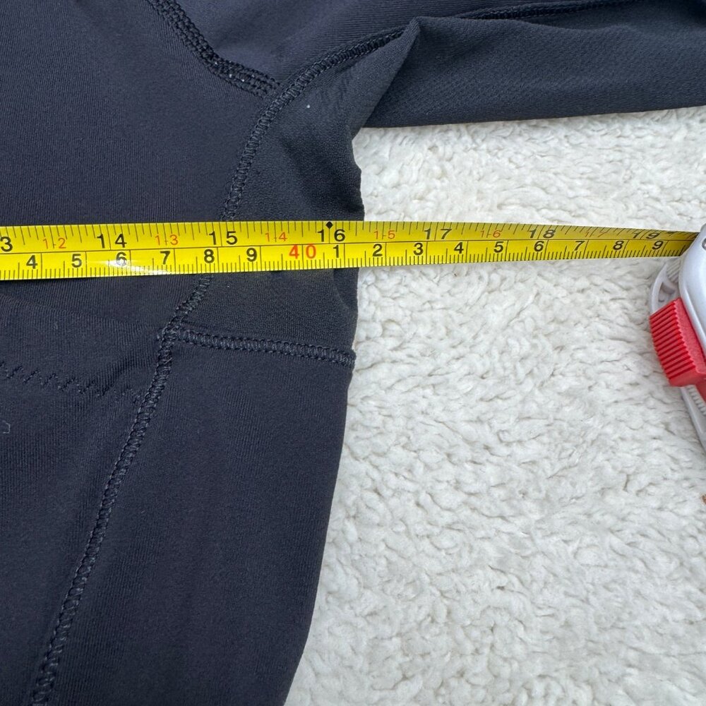 Lululemon Women's Black 1/4 Zip LS Pull Over Activewear, Size S - Picture 6 of 7